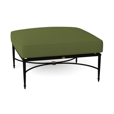 Roma Wrought Aluminum Outdoor Ottoman