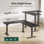 Bureau debout réglable en L 75 po-984395926-990515089