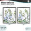 Ensemble de cadres flottants 2 pièces Blue Spring Watercolors, design par Kim Allen-1838308653-1838308652