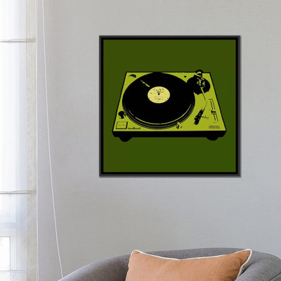 «Turntable Army Poster», impression sur toile
