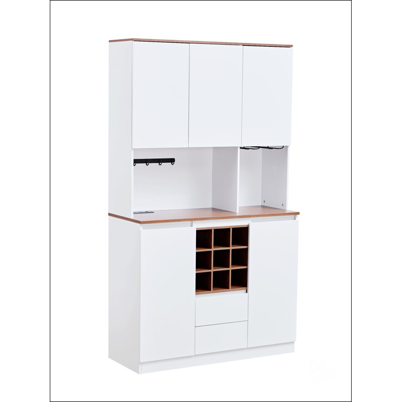 Armoire à vin Farmhouse Coffee Bar