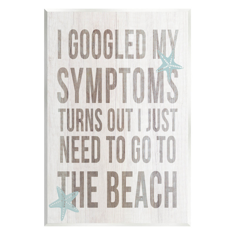 «Need To Go Beach», art mural sur plaque par Lil 'Rue, H 15 po x l 10 po x P 0,5 po