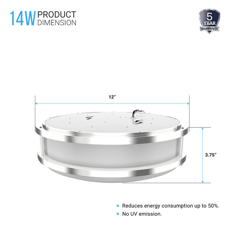 Friedler LED Flush Mount, 4000K