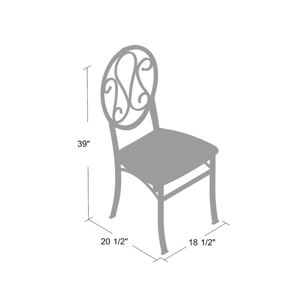 One Allium Way® Gutha Metal Side Chair & Reviews | Wayfair