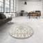 Tapis décoratif en laine crème maliyah oriental-831386369