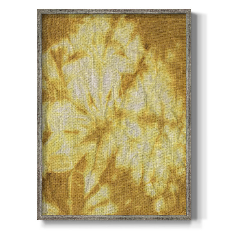 «Turmeric Sunrise II», reproduction encadrée - bois massif, H 11 po x l 9 po