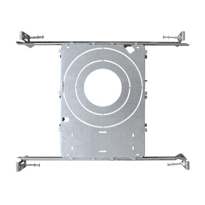 JESCO Downlight New Construction Universal mounting plate with hanger bars.