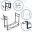 Armetrice 33.07'' W Metal Log Rack