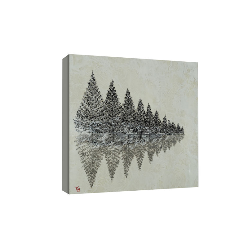 Art mural "Whispering Woods" par Karen Biery, H 12 po x l 12 po, Toile tendue, Does Not Apply