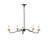 Saxon Small Black Chandelier