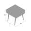 Table de bout avec rangement Orlaith
