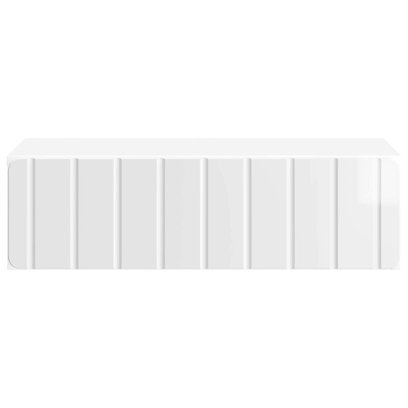 End Table, High Gloss White