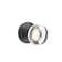 Privacy Modern Disc Crystal Knob with Modern Rose