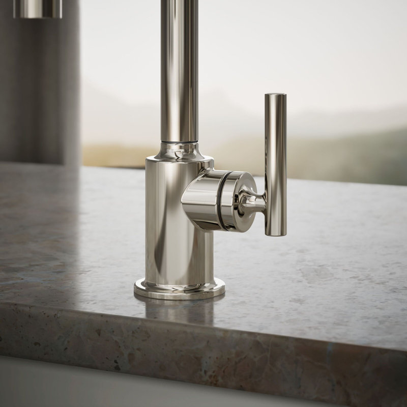 Robinet pour boissons Purist, Nickel poli éclatant