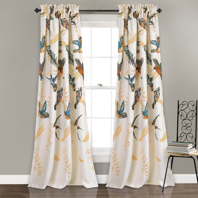 Bird Breeze Room Darkening Curtain Pair