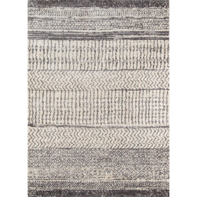 Tapis gris / ivoire Allina