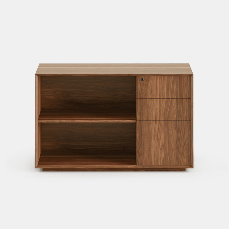 Credenza, Walnut, Right