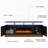 70" TV Stand with Electric Fireplace Compartment and LED Lighting-785060374