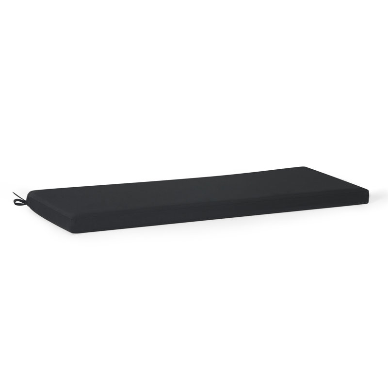 Forellen Outdoor 2.5'' Seat Cushion, 54" x 18.50", Black