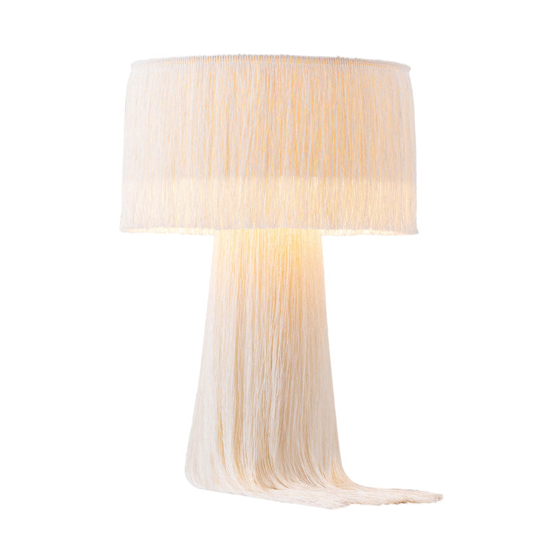 Fabric Table Lamp, Cream