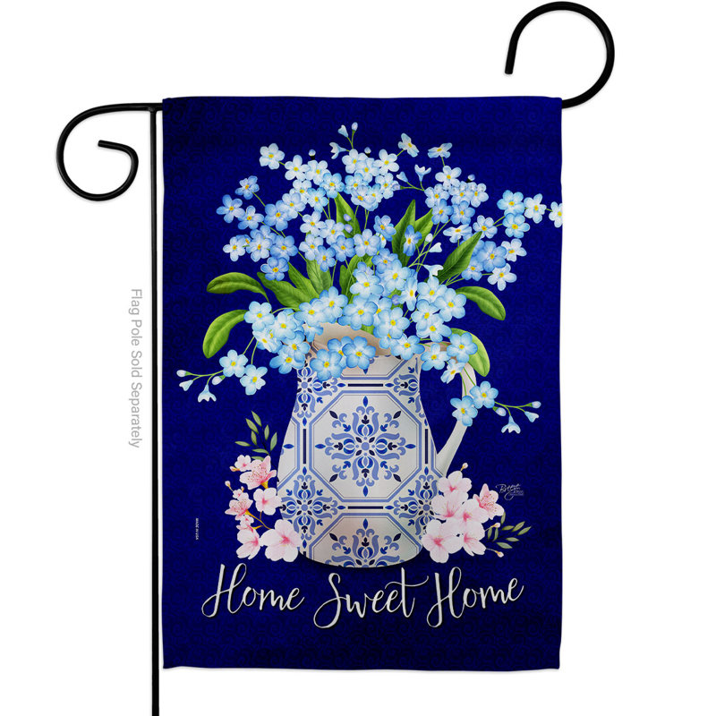 Drapeau de jardin 19 x 13 po Little Fleurs