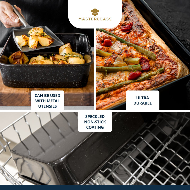 MasterClass Professional Non-Stick Stainless Steel Roasting Pan