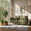 Dalton 34" W x 75" D x 38" H Tufted Chenille 2-Seater Sofa