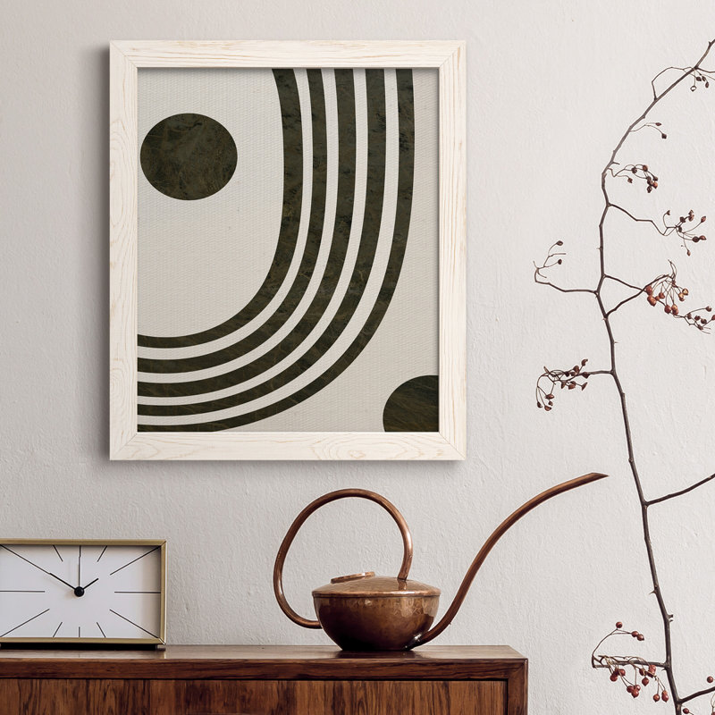 «Tubular Abstract I», peinture sur toile encadrée, H 37,5 po x l 27,5 po x P 1,5 po, Blanc