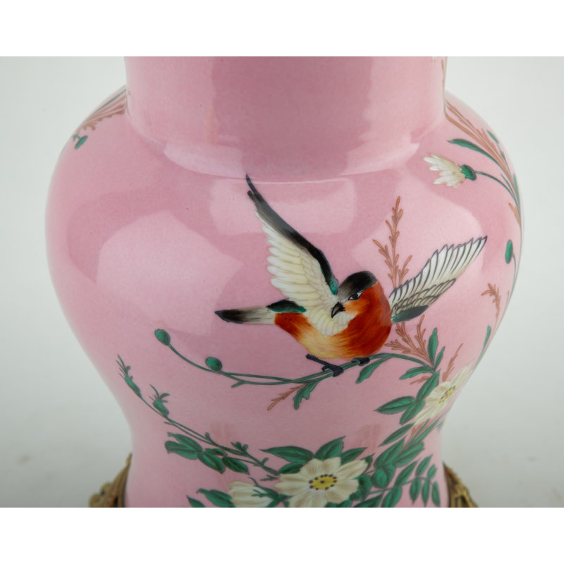 Pink Garden Handmade Porcelain China Table Vase