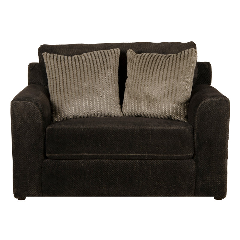 Chaise et demi en polyester Vanaheim, Fumée