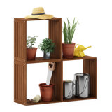 Ermont Wood Weather Resistant Plant Stand