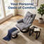 Fauteuil inclinable avec repose-pieds