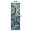 Tapis bleu / gris / noir à motif abstrait Tolchester-97673307