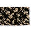 Tapis unique ivoire / noir noué à la main de haute qualité