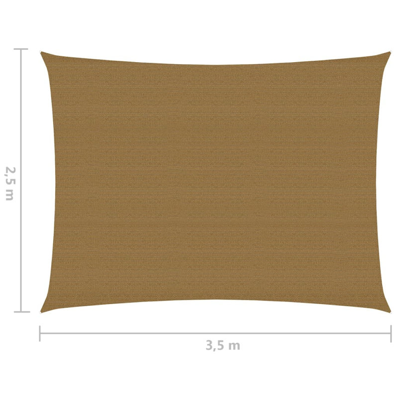 Barbery Rectangular Shade Sail, Terracotta