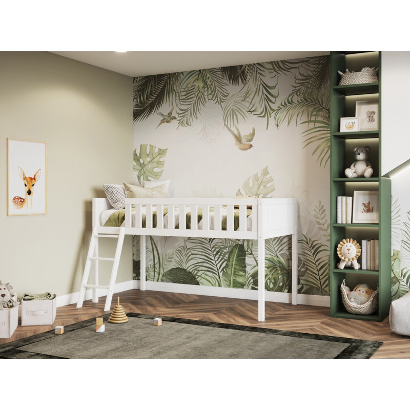 Shorty (75 x 175cm) Kids Bed, White