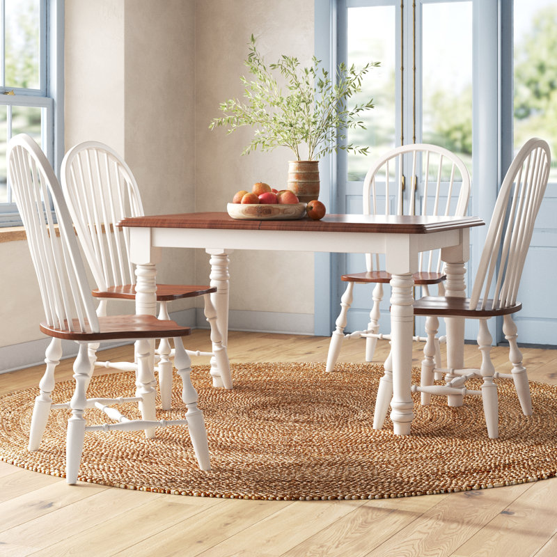 Ensemble repas 5 pièces Vetra, Blanc antique