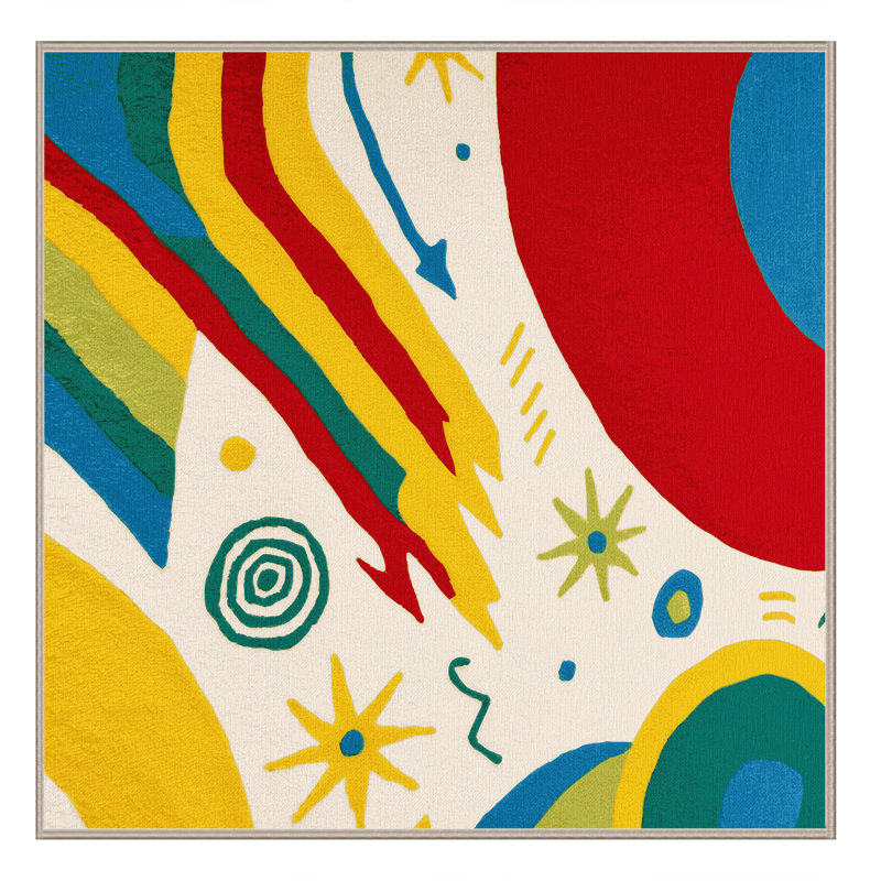 Zesty Glow Rug, Square 4'