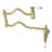Kingston Brass Heritage Two-Handle 1-Hole Wall Mount Pot Filler Faucet