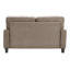 Causeuse en tissu à accoudoirs droits avec rangement Serta Palisades-977113099