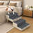 Foldable Dog Stairs Pet Ramp with Non-slip Walking Surface