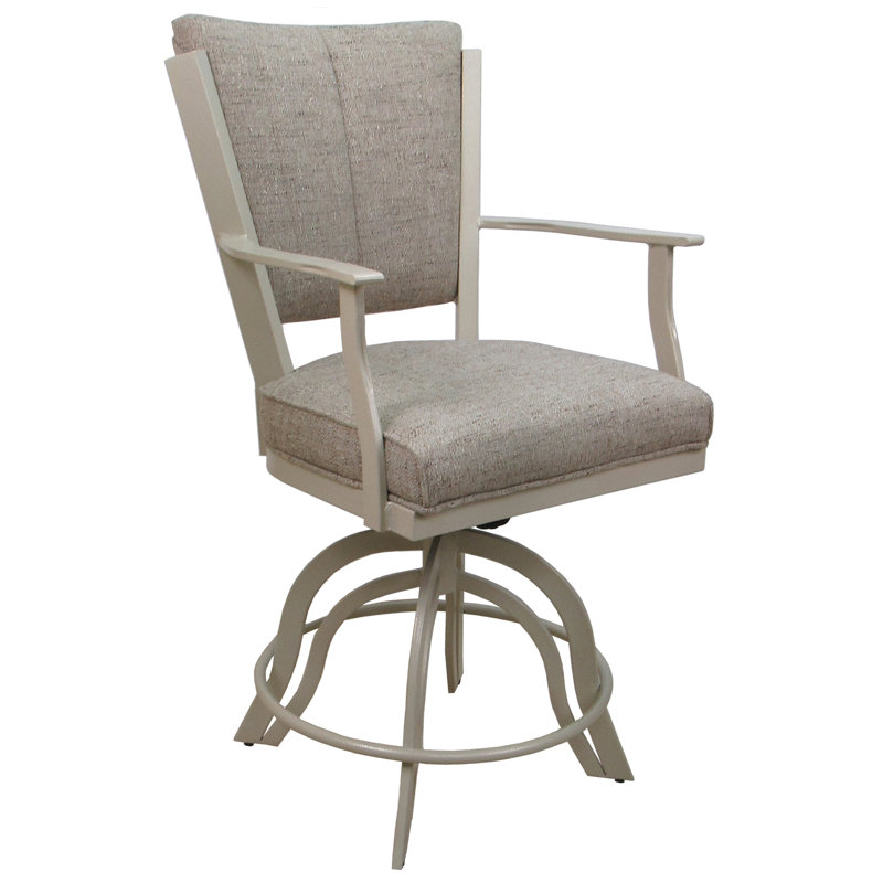 Tabourets de comptoir en métal Custom, Beige, Gris anthracite Outlier, Tabouret de bar (siège d'une hauteur de 30 po)