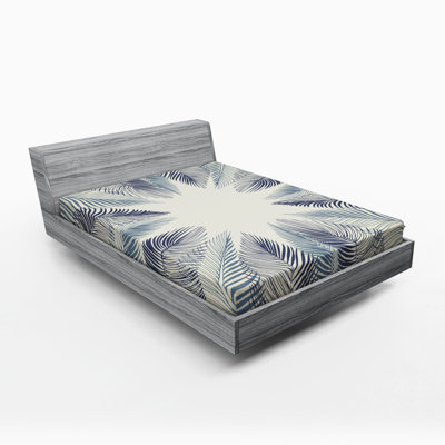 Microfiber Floral Fitted Sheet
