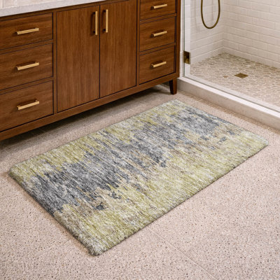 Tapis à poil long de qualité supérieure lavable à la machine ADS704
