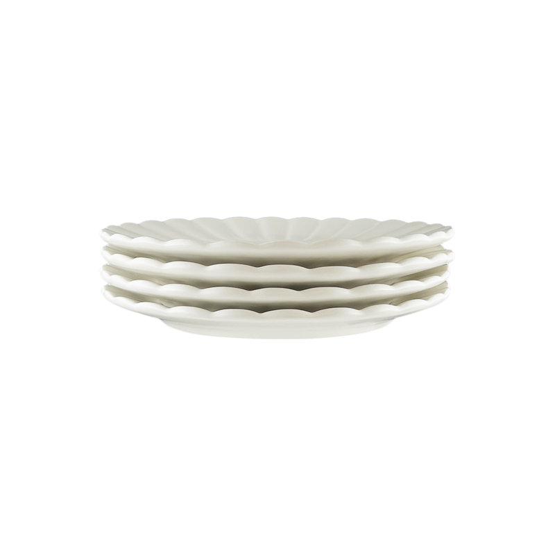 Assiette à salade Canvas Home Lafayette, Blanc