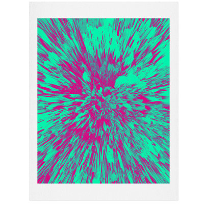 « color explosion v », art mural