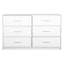 Commode 6 tiroirs avec grands tiroirs en tissu, blanc-2028541316