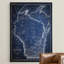 «Wisconsin Sketch Map», reproduction d'impression sur toile tendue-20748888
