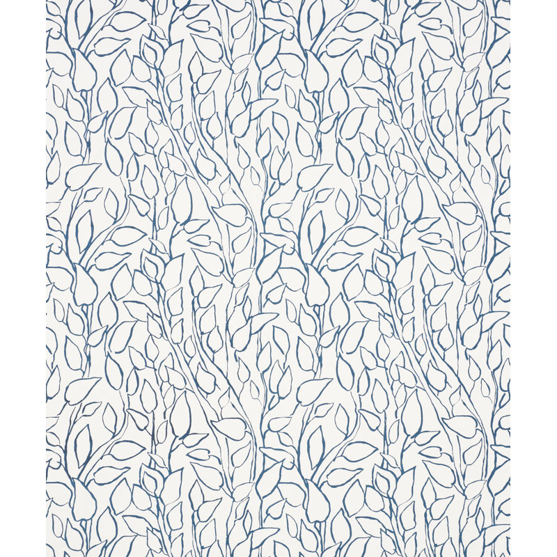Solandra Vine Fabric, Blue