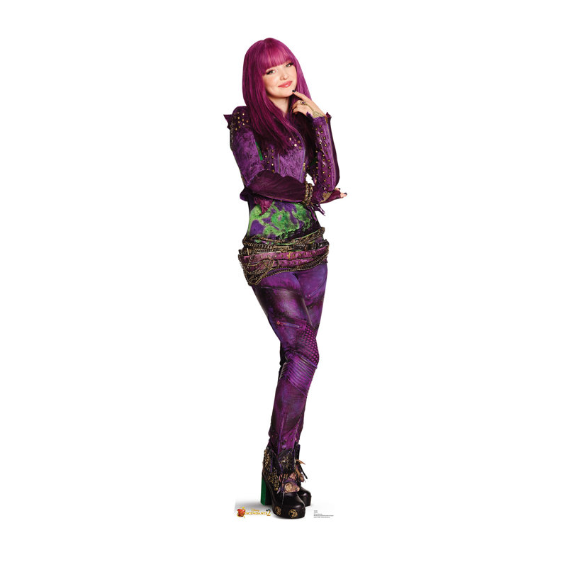 62'' Purple and Green Disney Cardboard Standup